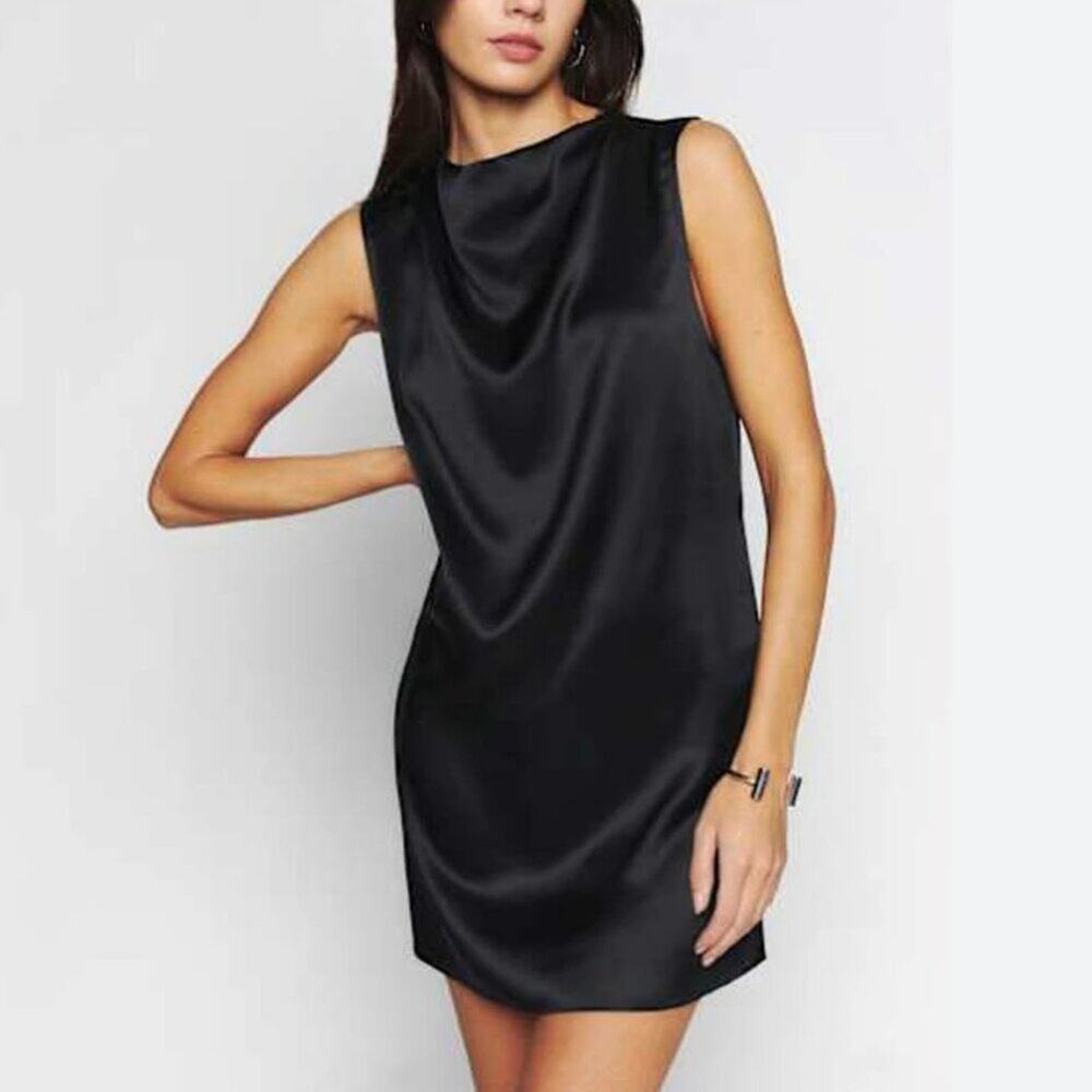 Reformation Serina Silk Mini Dress